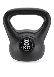Гиря вінілова Gymtek 8кг чорний - мініатюра 7