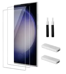 Захисне скло DK для Samsung Galaxy S22 Ultra 5G S908 UV Curved 014236 clear 2 шт. - мініатюра 5