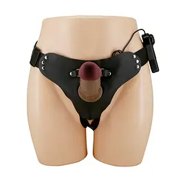 Страпон з вібро HARNESS BRIEFS Stark Universal Strap-On Harness 6,9 Dildo Flesh PRETTY LOVE BW-022096Z 100483 - мініатюра 4