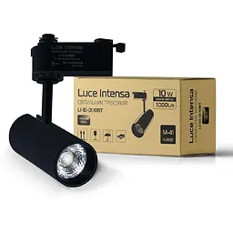 Світильник трековий Luce Intensa LI-10-01 10 Вт 4200К чорний (56799) - мініатюра 3