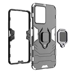 Чохол бампер Primolux Ring Armor для Xiaomi Redmi Note 12 4G Black - мініатюра 7