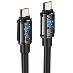Дата кабель Hoco U143 Joy Type-C to Type-C 240W (1.2m) Black
