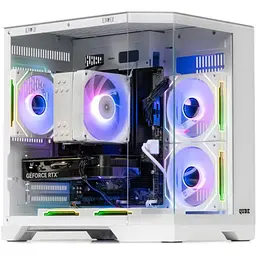 Корпус QUBE CRYSTAL ARGB White (CRYSTAL_GWNU3) Без БП - мініатюра 2