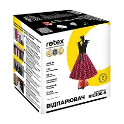 Відпарювач для одягу Rotex RIC200-S SUPER STEAM - мініатюра 2