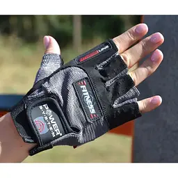 Рукавички для фітнесу Power System PS-2300, Grey/Black - L - мініатюра 3