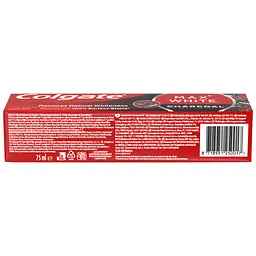 Зубна паста Colgate Max White Charcoal відбілююча з активованим вугіллям 75 мл - мініатюра 3