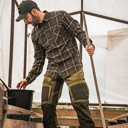 Сорочка Seeland Glen Flannel Shirt XL Pine green check - мініатюра 6