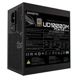 Блок живлення 1000 Вт, UD1000GM PG5 V2, Black, модульний Gigabyte teh0028885 - мініатюра 2