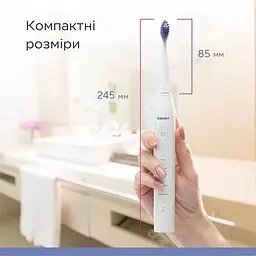 Насадка біла для зубної щітки B.Well PRO-850 (2 шт/компл) - мініатюра 6