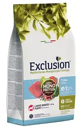 Сухий корм Exclusion Puppy Tuna Large Breed із тунцем для цуценят собак великих порід 12 кг