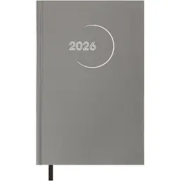 Щоденник датований Buromax Madam 2026 A5 бумвініл сірий (BM.21170-09)