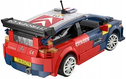 Конструктор дитячий на радіокеруванні CADA 2008 Citroen C4 WRC  гонка 329 деталей  - мініатюра 4