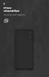 Чехол ArmorStandart ICON для Samsung A07 4G Camera cover Black (ARM86539) - мініатюра 4