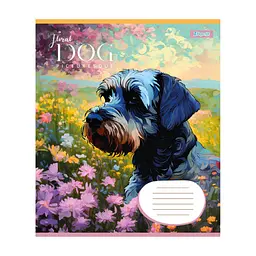 Зошит 1 вересня Floral dog А5 12 аркушів лінія (766943), в асортименті - мініатюра 3