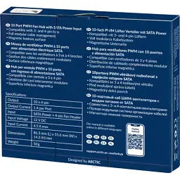 Контроллер вентилятора Arctic CASE FAN HUB (ACFAN00175A) - мініатюра 8