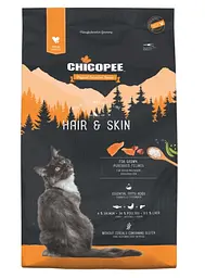 Сухий корм для котів Chicopee HNL Cat Hair&Skin Adult з лососем, птицею і печінкою 1.5 кг