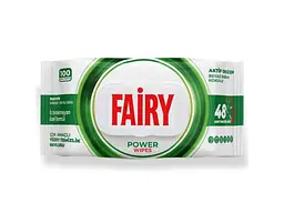 Серветки вологі для прибирання FAIRY 100шт Power Wipes