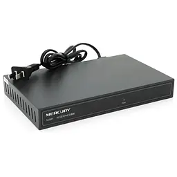 Комутатор POE 48V Mercury S109P 8 портів POE + 1 порт Ethernet (Uplink) 10/100 Мбіт/сек, БП в комплекті, BOX Q200 (285*223*68) 0,97 кг (216*131*30)