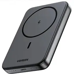 Зовнішній акумулятор Ugreen з бездротовою зарядкою магнітний 10000mAh Magnet 7.5W (25919) - мініатюра 2