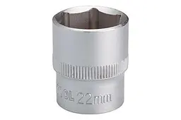 Головка торцева шестигранна Intertool 22 мм x 1/2" матова - мініатюра 2