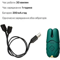 Смарт-вібратор для грудей Zalo Nave Turquoise Green пульт ДК робота через програму - мініатюра 6
