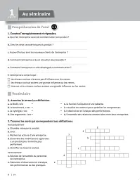 Quartier d'affaires B1 Cahier d'activités - Марі Пас Росілло - мініатюра 2