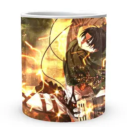 Кухоль GeekLand Атака Титанов Attack on Titan іскри AT.02.54 330 мл білий - мініатюра 3