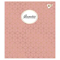 Набір зошитів Yes Geometric Pantone Gold А5 в клітинку 18 аркушів 10 шт. (766819) - мініатюра 2
