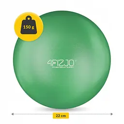 М'яч для пілатесу, йоги, реабілітації 4FIZJO 22 см Green (P-5905973404853) - мініатюра 2