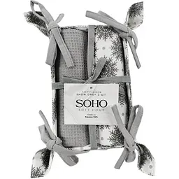 Набір рушників Soho 40x60см Snow Grey 2 шт pbe0050696