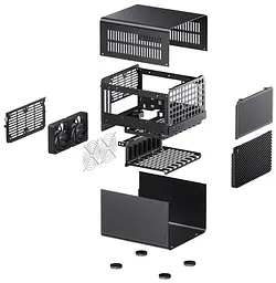 Корпус Jonsbo N3 Black (N3 Black) Без БП - мініатюра 11