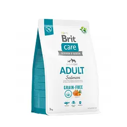 Сухий корм Brit Care Dog Grain-free Adult для собак малих і середніх порід, беззерновий з лососем 3 кг (арт.172197/558841)