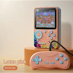 Ігрова консоль приставка з додатковим джойстиком dendy 500 ігор рожева SEGA G5 - мініатюра 2