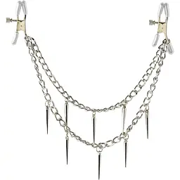Затискачі для сосків Pipedream Fetish Fantasy Rock Hard Nipple Clamps сріблястий