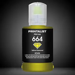 Чорнило PRINTALIST 664 для Epson L110/L210/L300 140г Yellow водорозчинне (PL664Y) - мініатюра 6