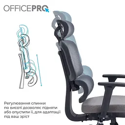 Офісне крісло OfficePro Skyline OC580-B-DG-DG (OC580-B-DG-DG) - мініатюра 10