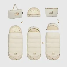 Спальний мішок Naturehike B180 CNH22SD001 Baby Beige (6927595799611) - мініатюра 4