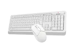 Комплект (Клавіатура та миша) A4Tech FG1012 Fstyler Wireless White (FG1012 (White)) - мініатюра 2