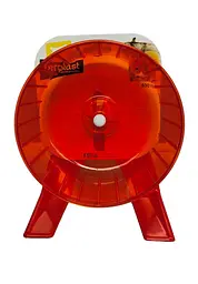 Пластикове колесо для гризунів Ferplast FPI 4606 Wheel/Stand Silent SM Ø 14.5 см червоний 84606899 - мініатюра 1
