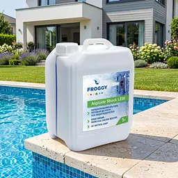 Шоковий швидкодіючий альгіцид для басейну Froggy Algicide Shock L230 проти водоростей, 5 л - мініатюра 2