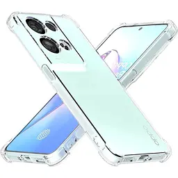 Панель BeCover Anti-Shock для Oppo Reno8 Clear (709343) - мініатюра 3