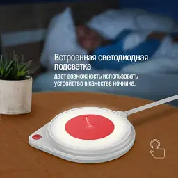 Зарядний пристрій ColorWay Qi Fast Charger (10W)& LED bedside lamp (CW-CHW20Q-WT) - мініатюра 7
