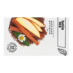 Чай фруктово-етнічний Hello Tea Яблучний струдель 60 г (20 шт. х 3 г)  (930232) - мініатюра 3