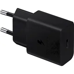 Мережевий зарядний пристрій Samsung EP-T1510X Black, 1хUSB Type-C, 15W + кабель USB Type-C (EP-T1510XBEGEU) - мініатюра 4