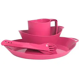 Набір Lifeventure Ellipse Camping Tableware Set Рожевий (1012-75802)