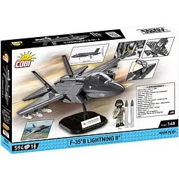 Конструктор Cobi Літак F-35B Lightning II 594 деталей (COBI-5829) - мініатюра 2