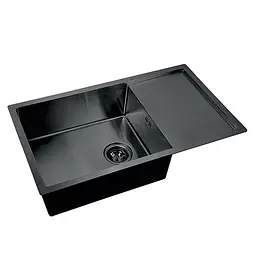 Кухонна мийка Mixxus MX7844-200x1.2-PVD-Black MX0561, Чорний матовий