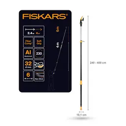 Професійний набір для обрізки Fiskars: Секатор P90 + Телескопічний гілкоріз UPX86 (1001530-SET) - мініатюра 4