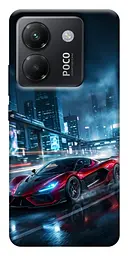 TPU чохол Demsky Red sport car для Xiaomi Poco M7 Pro 5G