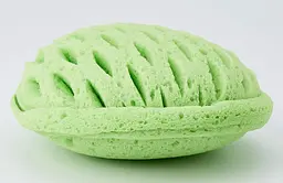 Губка для душу Suavipiel Aloes Aqua Power Soft Sponge зелена - мініатюра 2